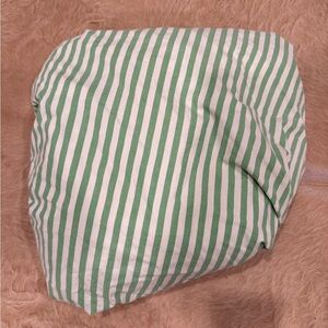 Ralph Lauren Green and White Striped full fitted sheet